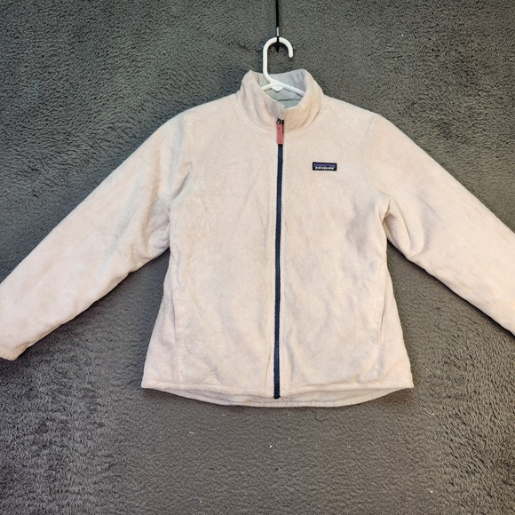 Patagonia Jacket Womens Medium‎ Reversible Full Zip Fleece Quilted Warm Coat - Picture 1 of 12